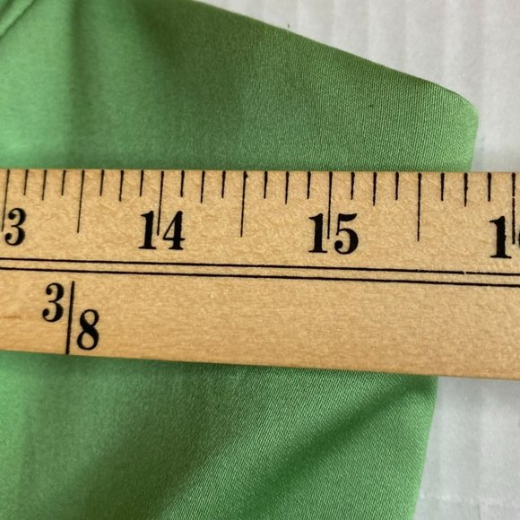 David’s Bridal Strapless Green Party Dress Size 8 – Ruched Bodice, Fit & Flare - Picture 8 of 10